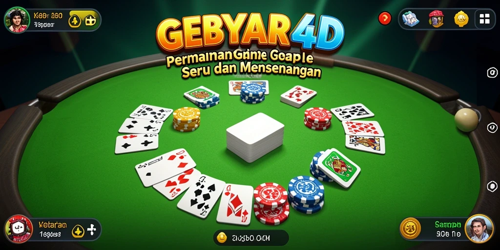Tampilan menarik dari gameplay GEBYAR4D yang penuh tantangan.