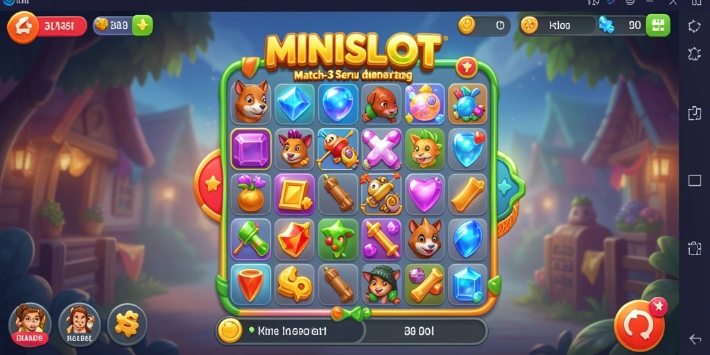 Screenshot menampilkan gameplay seru dan menantang di MINISLOT.