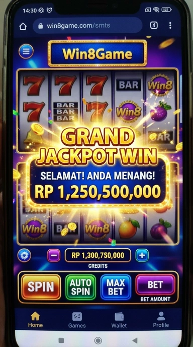 Screenshot aplikasi win8game yang menampilkan katalog aplikasi.